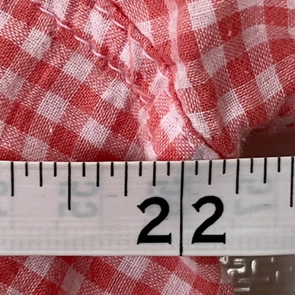 Eddie Bauer Classic Fit Vintage Women's Pink Check Button Down Top Blouse, Small - Picture 9 of 11
